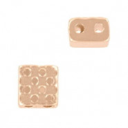 Cymbal ™ Bead Substitute / Cuenta de metal DQ - Parasporo para Miyuki Tila - Oro rosado